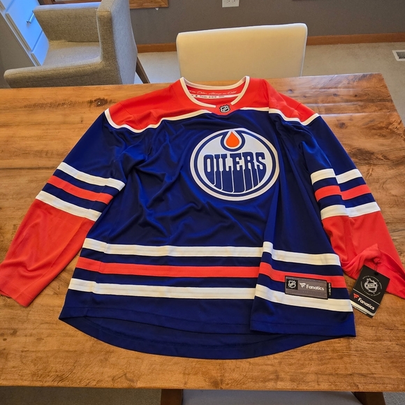 Fanatics Other - Fanatics Blue and Orange NHL Breakaway Jersey New With Tags